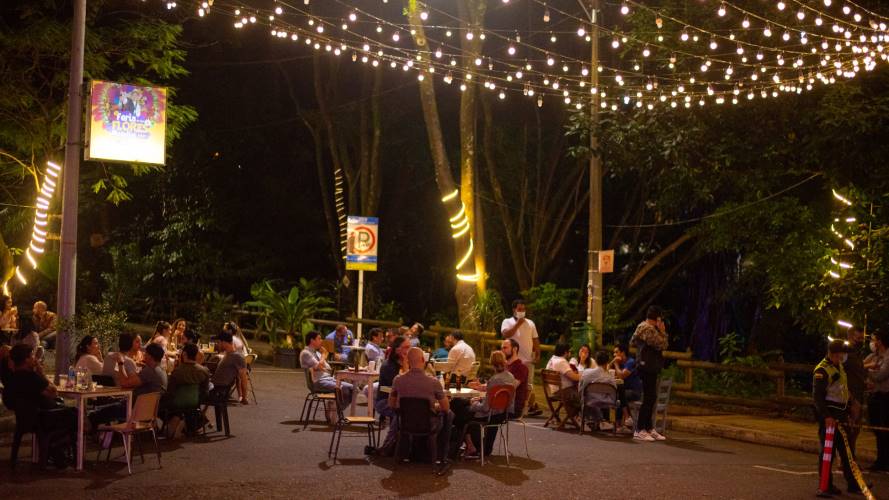 Parque Lleras. Foto: Alcaldía de Medellín