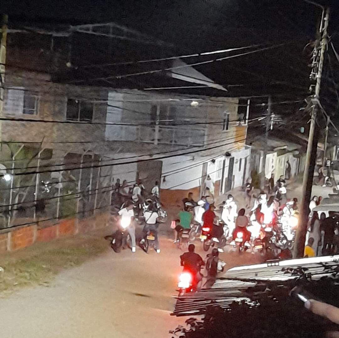 Disparos en Silvia, Cauca. Foto: cortesía.