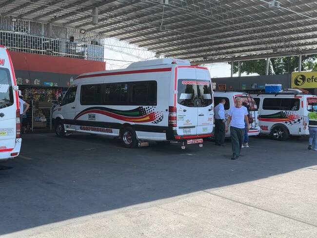 Baja flujo de pasajeros en terminal de transportes de Cúcuta por el paro campesino. / Foto: Alcaldía de Cúcuta.