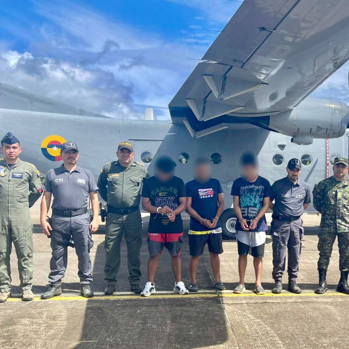 Fueron capturados tres sujetos señalados de reclutamiento ilícito de menores en Vaupés