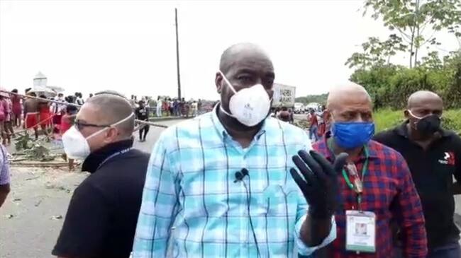 A la escasez de alimentos por la emergencia sanitaria, se suma la falta de camas de hospitalización y respiradores en el único hospital de Buenaventura . Foto: Cortesía