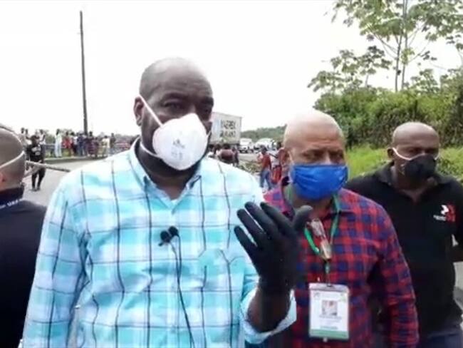 A la escasez de alimentos por la emergencia sanitaria, se suma la falta de camas de hospitalización y respiradores en el único hospital de Buenaventura . Foto: Cortesía