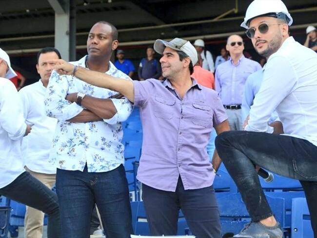 Inspección nuevo estadio de Béisbol de Barranquilla. Foto: