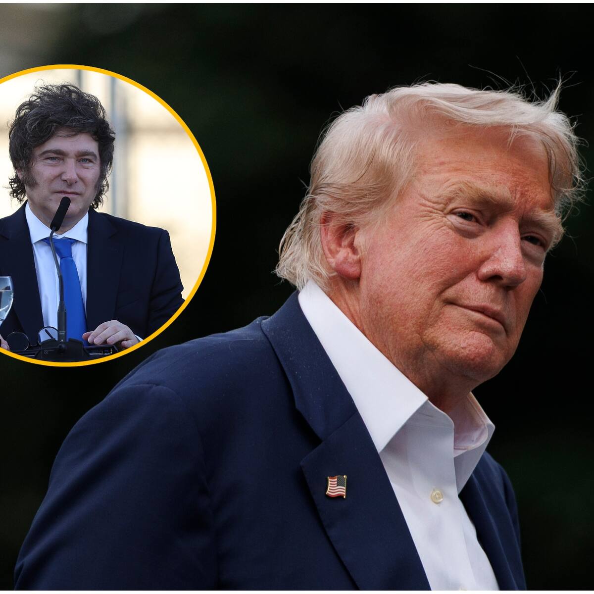 Donald Trump felicitó a Milei por “aplastante victoria” de su partido en legislativas argentinas