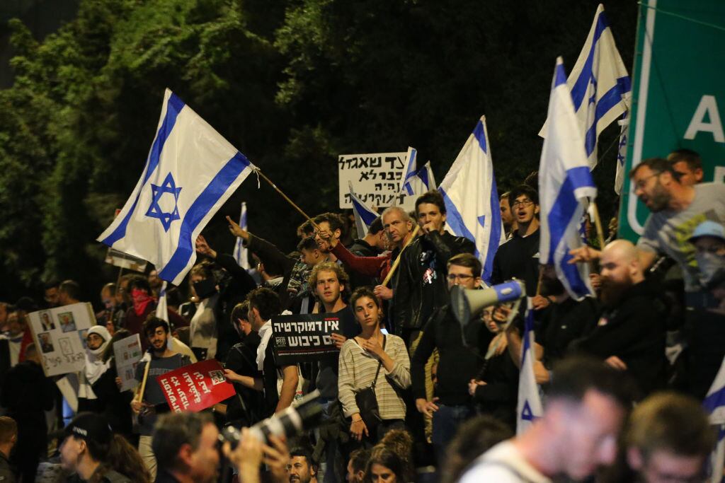 Protestas en Israel (Photo by Mostafa Alkharouf/Anadolu Agency via Getty Images)