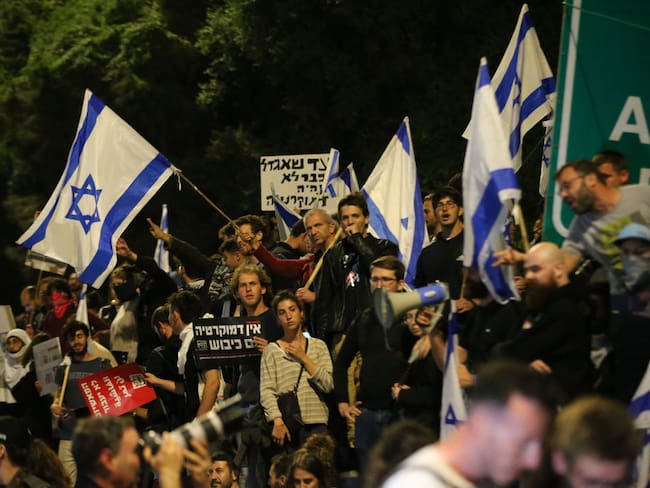Protestas en Israel (Photo by Mostafa Alkharouf/Anadolu Agency via Getty Images)