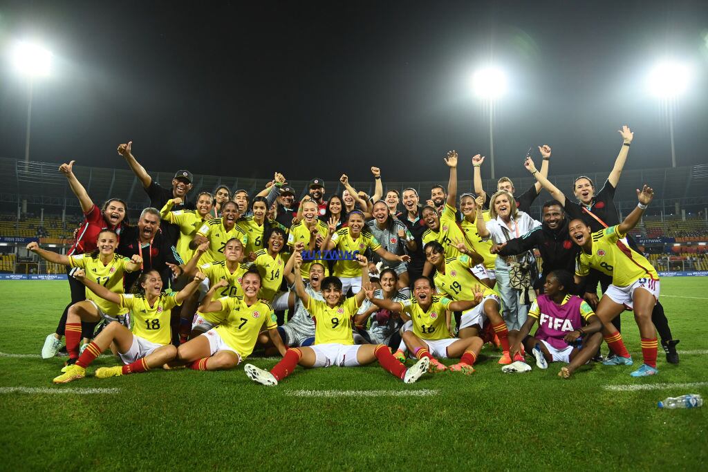 Colombia en la semifinal del Mundial de Fútbol femenino Sub17. Foto: Masashi Hara - FIFA via Getty Images