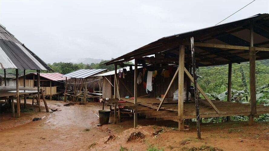 En la zona hace presencia una comisión de la Alcaldía Municipal y la Personería Municipal. Foto: Cortesía: Alcaldía de Bahía Solano