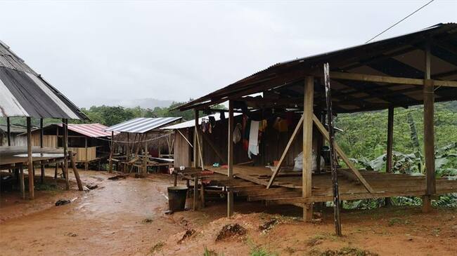 En la zona hace presencia una comisión de la Alcaldía Municipal y la Personería Municipal. Foto: Cortesía: Alcaldía de Bahía Solano