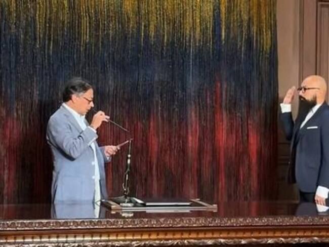 Gustavo Petro y Carlos Carrillo. Foto: Presidencia.