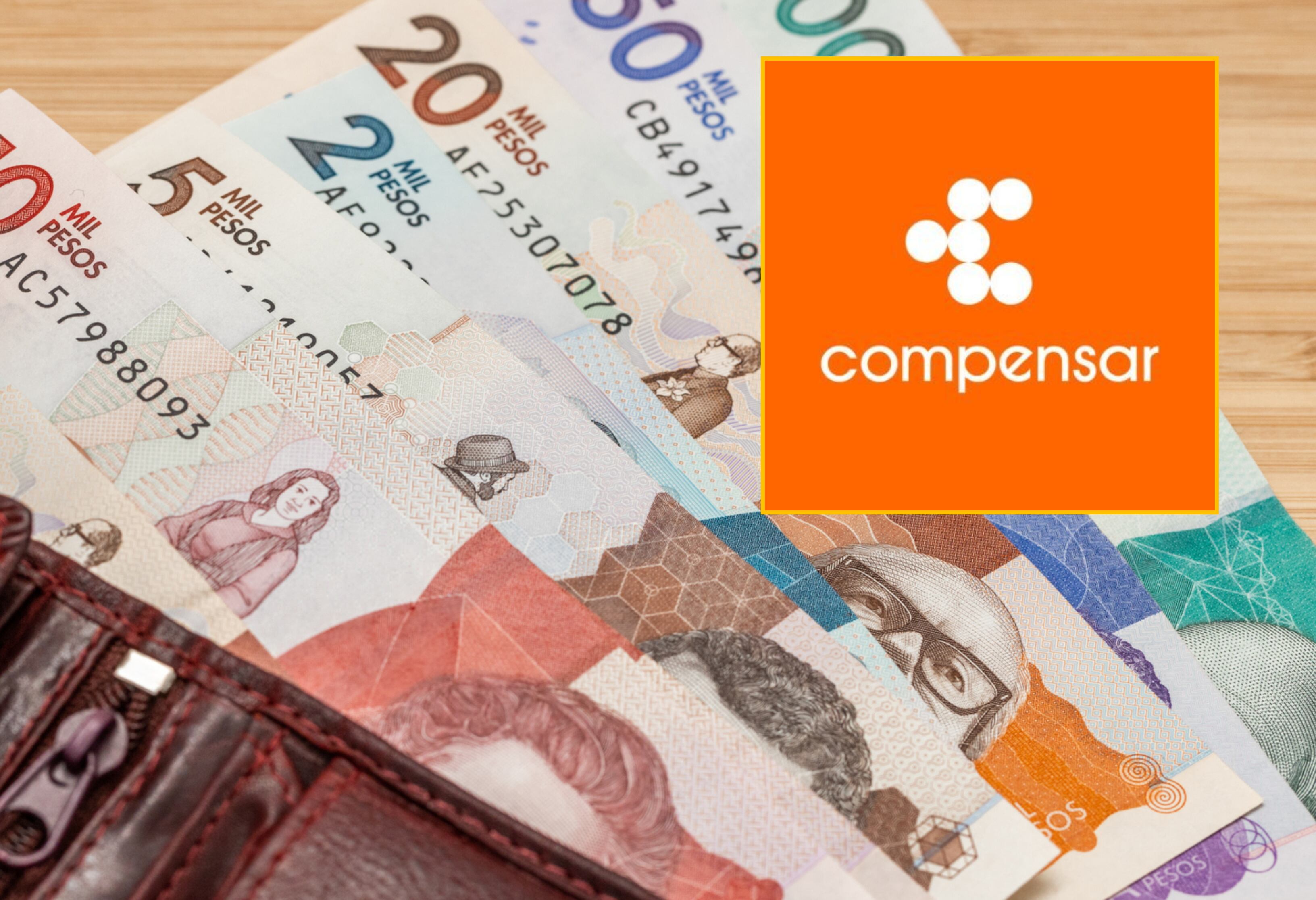 Imagen de referencia y logo de Compensar. Foto: Getty Images / Compensar