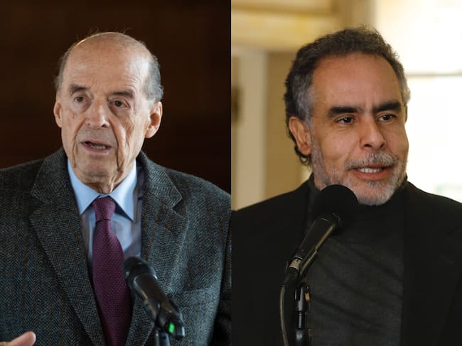 Canciller Álvaro Leyva y Armando Benedetti. Foto: Colprensa.