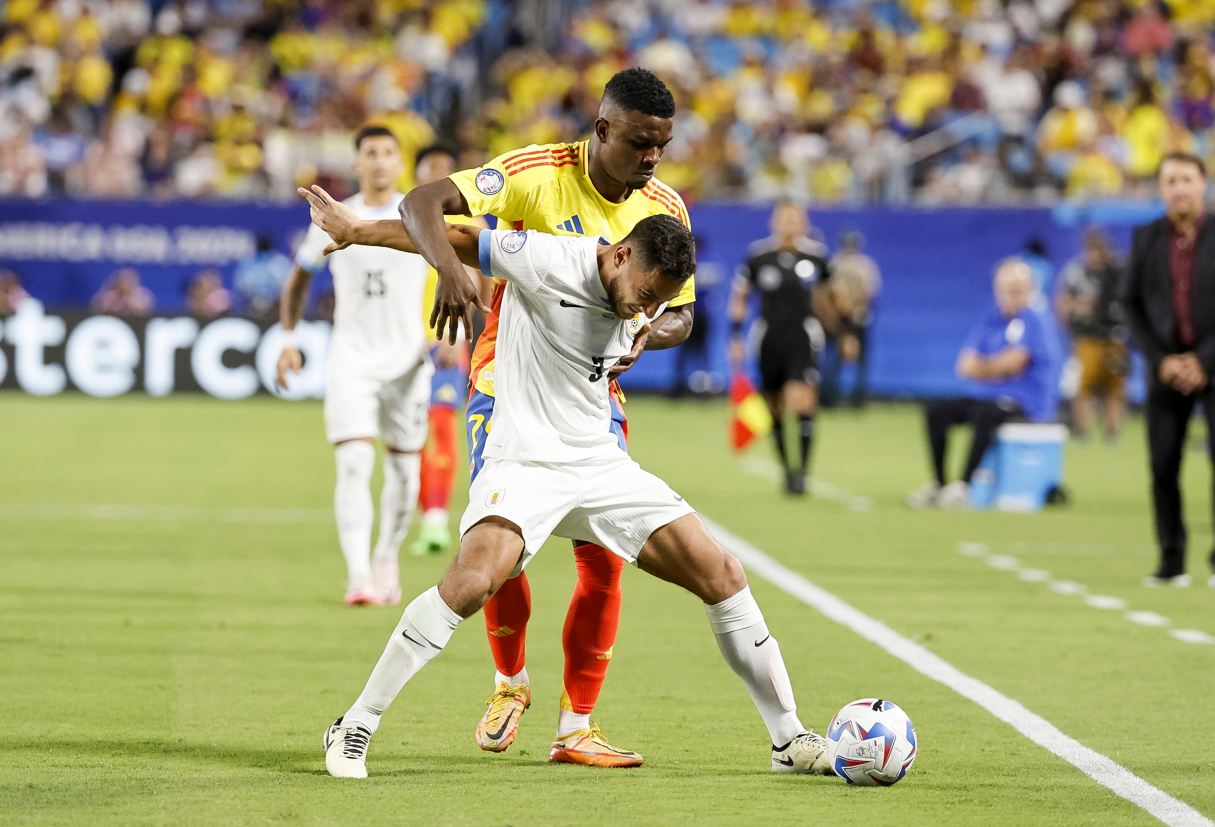 Colombia vs. Uruguay, semifinal Copa América 2024. Foto: EFE/EPA/ERIK S. LESSER