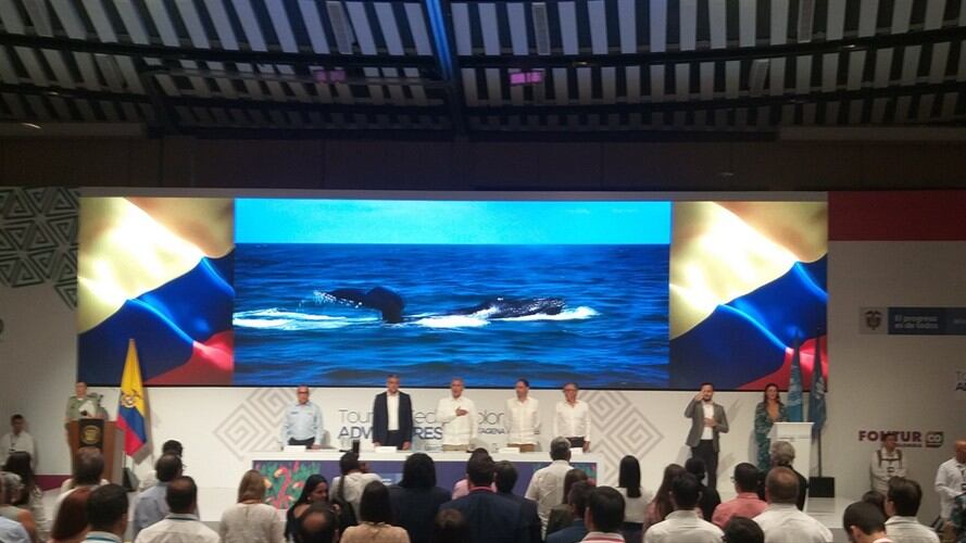 Iván Duque Durante furo de turismo en Cartagena. Foto: Antonio Canchila