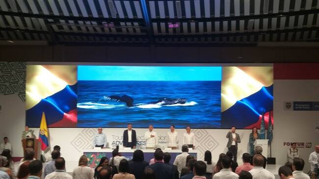 Iván Duque Durante furo de turismo en Cartagena. Foto: Antonio Canchila