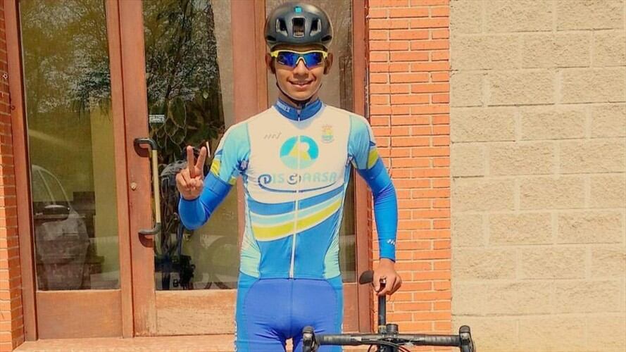 Dice con Samuel Vargas, su hijo no falla en sus entrenamientos diarios, sin embargo, tuvo que parar por culpa de los dueños de lo ajeno.. Foto: Suministrada