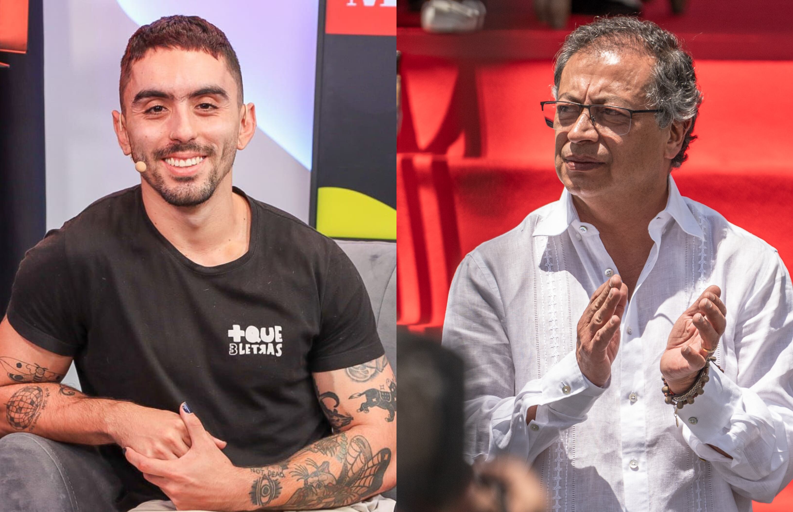 Miguel Ángel López, cofundador de ‘Más que tres letras’. Foto: W Radio | Gustavo Petro. FOTO: Getty Images