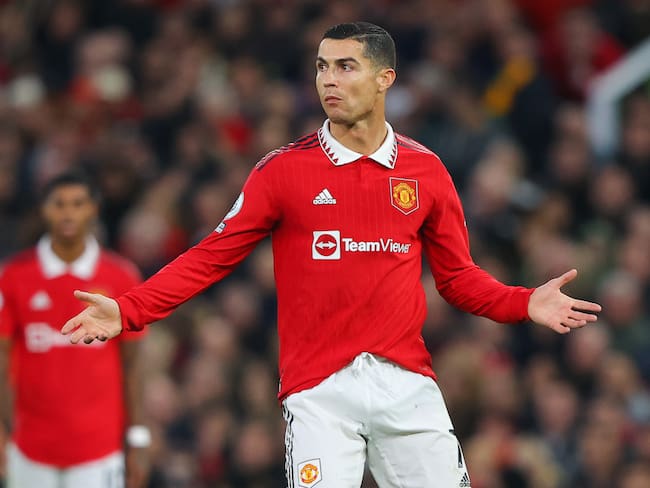 Cristiano Ronaldo en Manchester United. (Photo by James Gill - Danehouse/Getty Images)