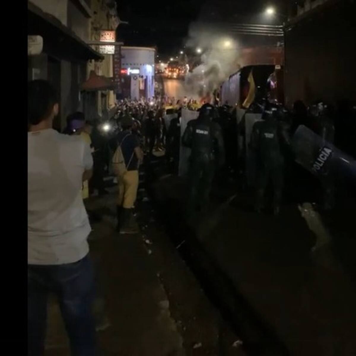 Se levantó protesta en El Socorro tras presencia del antiguo ESMAD