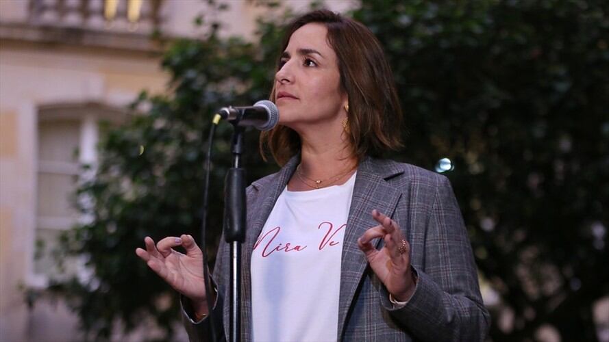 La directora general del ICBF, Lina María Arbeláez. Foto: Colprensa