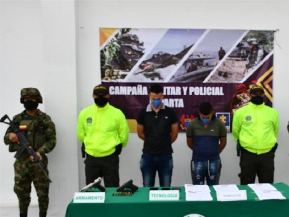 Autoridades capturaron presuntos extorsionistas de "Los Pelusos" en Cúcuta