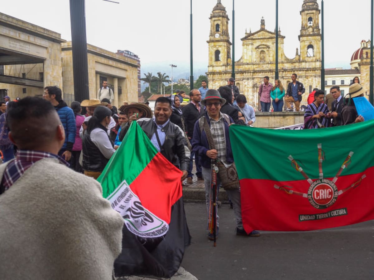 Minga indígena llega a Bogotá para gran movilización este 27 de septiembre