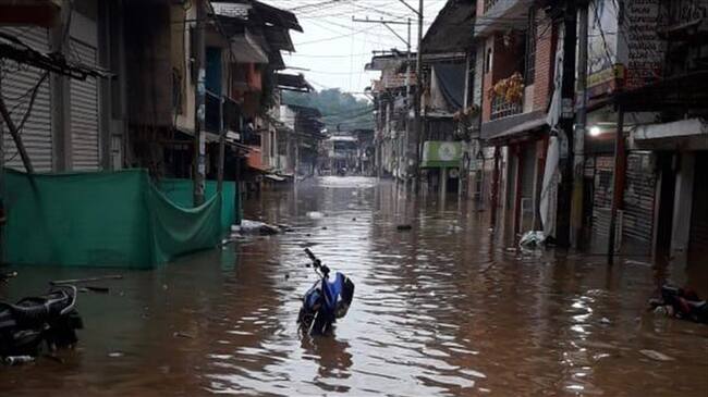 Las autoridades esperan evaluar las afectaciones en la zona rural del triángulo del telembi.. Foto: Cortesía.
