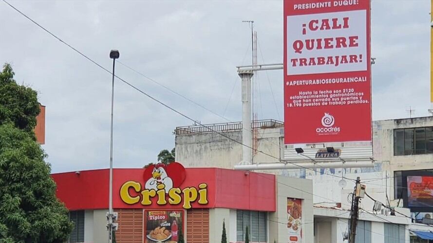 La crisis del coronavirus ha causado el cierre de más de 2 mil restaurantes en Cali. Foto: Cortesía