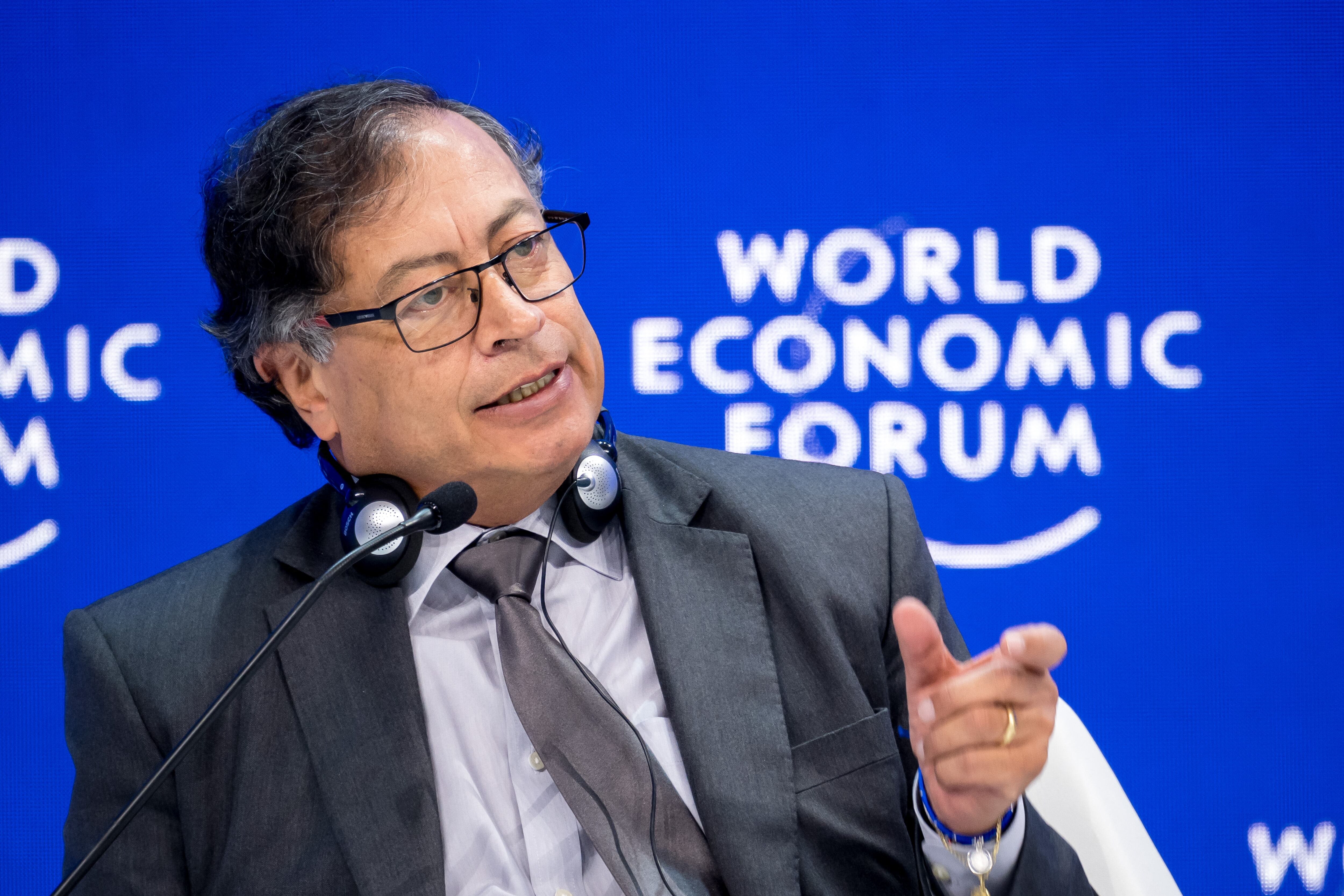 Gustavo Petro, presidente de Colombia. Foto: AFP.