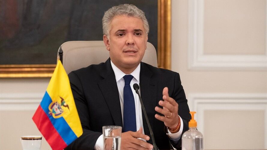 “Tenemos que levantar nuestra voz y decir ‘sí’ a la conversación pero ‘no’ los bloqueos”: Duque. Foto: Colprensa