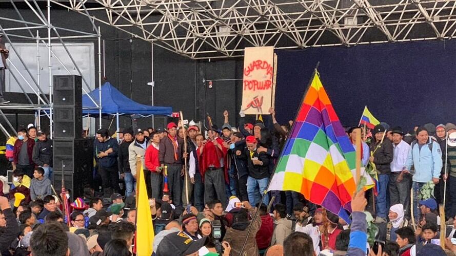 Protestas en Ecuador. Foto: Juan David Cardozo