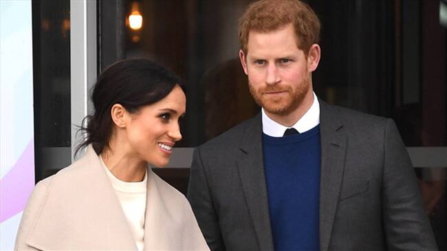 Meghan Markle y el príncipe Enrique. Foto: Bang Media
