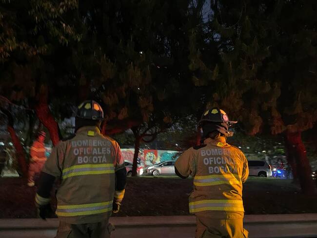 Incendio en Bogotá. Foto: @BomberosBogota