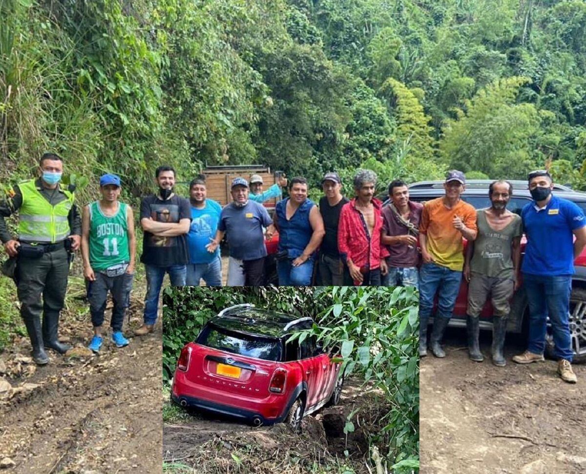 Auxiliaron al comediante Diego Camargo. Crédito: Redes sociales de Diego Camargo.