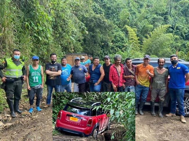 Auxiliaron al comediante Diego Camargo. Crédito: Redes sociales de Diego Camargo.