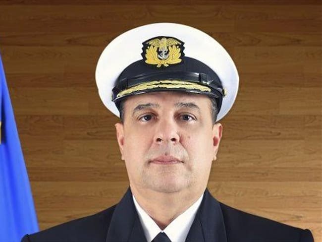 Fallece el comandante de la Armada Nacional, almirante Leonardo Santamaría. Foto: Armada Nacional.