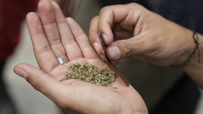 Consumo de Marihuana. Foto: Colprensa
