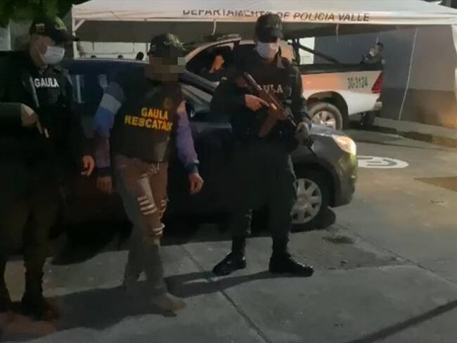 Durante el operativo de rescate fue capturado uno de los secuestradores, el otro se dio a la fuga y está siendo buscado. Foto: Policía Nacional