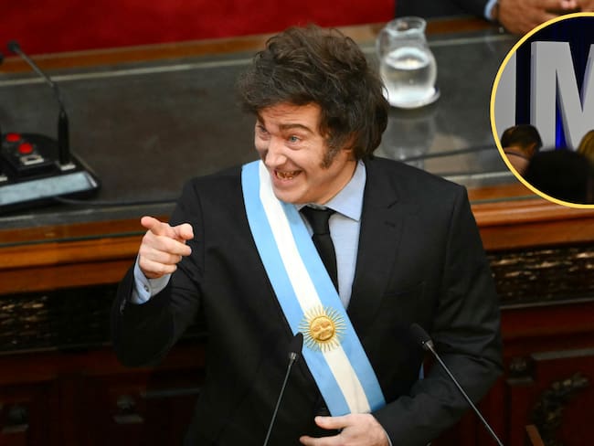 Javier Milei. FOTO:LUIS ROBAYO/AFP via Getty Images.