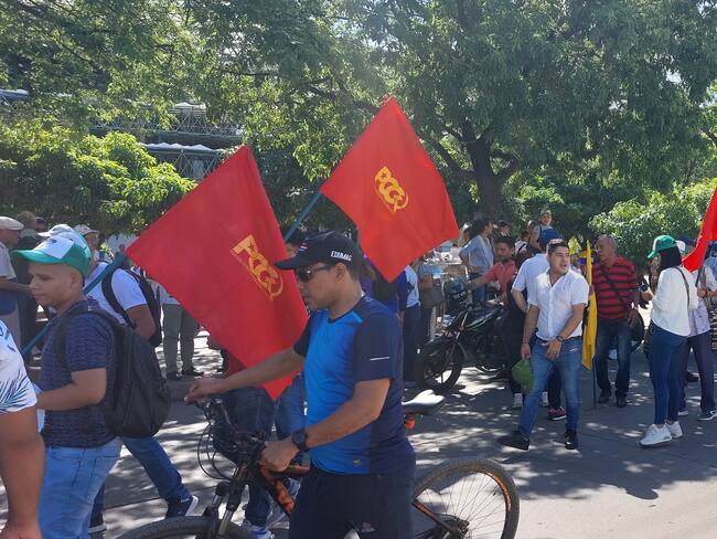 Movilizaciones en Santa Marta. Foto: proporcionada por Gissell Campo/WRadio