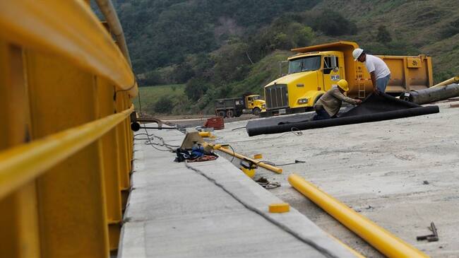 Eje Cafetero alcanza más del 90% de personal activo en frentes de obra, según la ANI. Foto: Colprensa