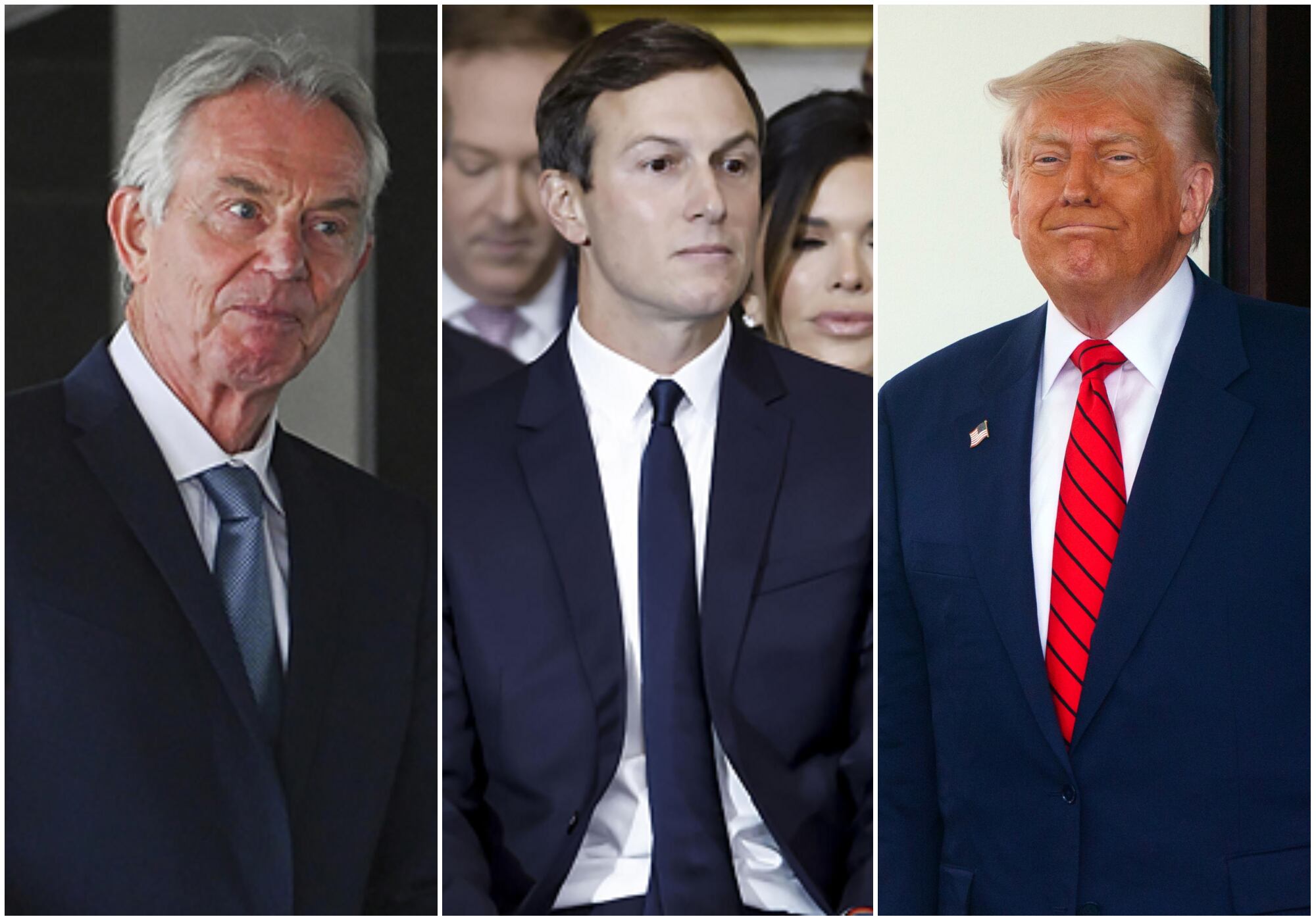 Tony Blair y Jared Kushner participaron en reunión con Trump sobre Gaza en la Casa Blanca. Foto: EFE.