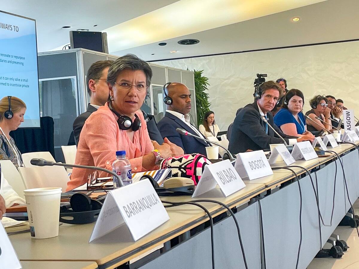 Alcaldesa de Bogotá participa en Cumbre Urbana en Bruselas, Belgica