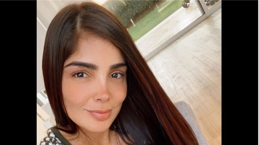 Andreina Fiallo, exesposa de Fredy Guarín, anunció su embarazo con una fotografía. Foto: Instagram: @andreinafiallo