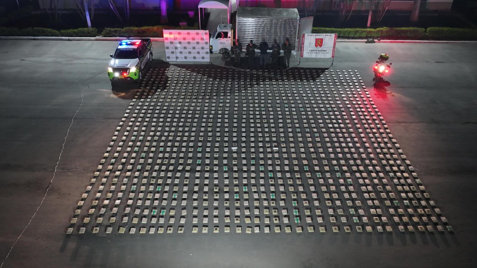 Incautan 1.3 toneladas de marihuana en Pitalito, Huila. Foto: suministrada.