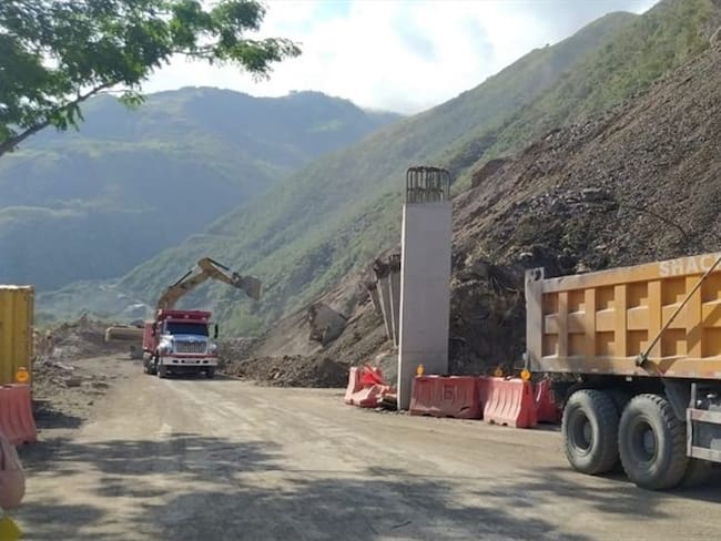 Vía Uramita – Dabeiba en Antioquia. Foto: Twitter Agencia Nacional de Infraestructura