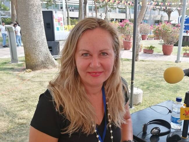 Me he dado cuenta de que las instituciones de Latinoamérica llevan el nombre de Humboldt pero las personas no saben la razón: Sandra Rebok. Foto: Redacción W Radio