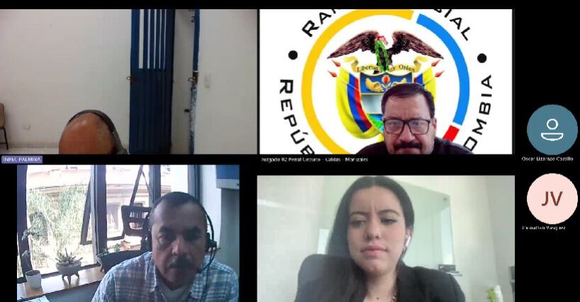 Foto: pantallazo de la audiencia.