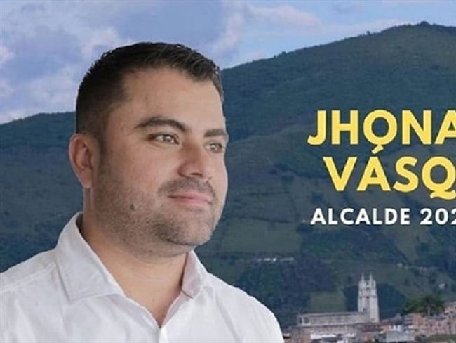 Candidato a la alcaldía . Foto: Jhonatan Vásquez