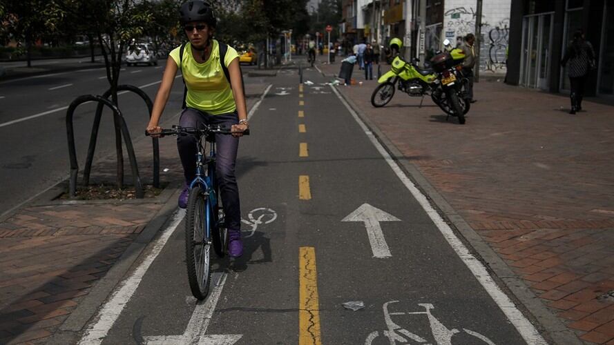 Las ciclorutas. Foto: Colprensa